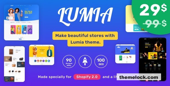Lumia v1.2.9 - Multipurpose Shopify Theme OS 2.0 - Multilanguage - RTL Support
