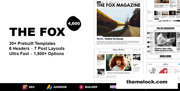 The Fox v5.5.4.1 - Minimal WordPress Blog Magazine Theme