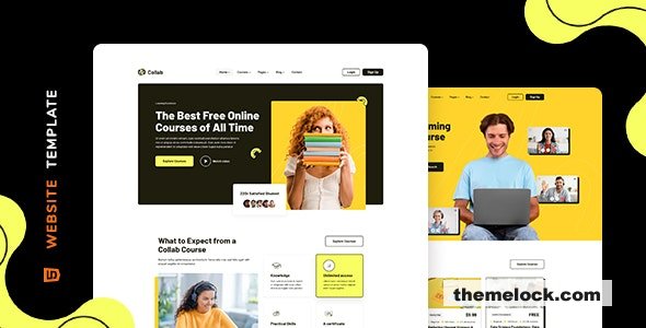 Collab – Online Learning Website Template