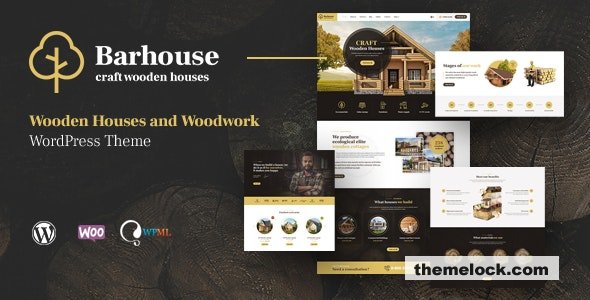 Barhouse v1.1.6 - Wooden House Construction and Woodworks WordPress Theme