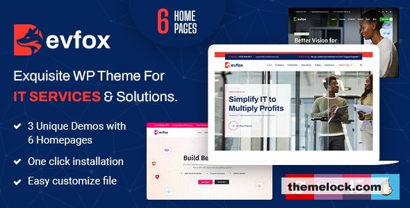 DevFox v1.6 - IT Solutions and Services WordPress Theme + RTL