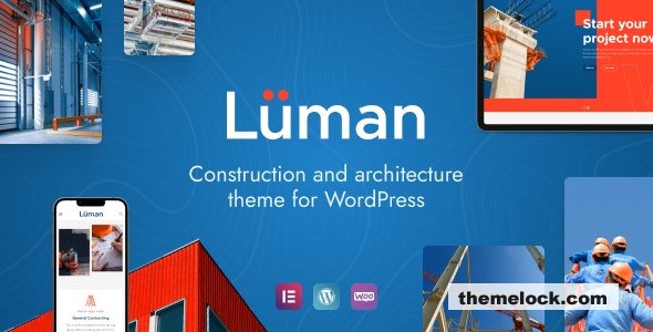 Luman v1.5.1 - Construction WordPress Theme