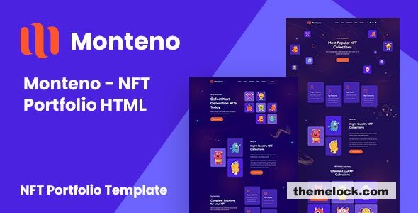 Monteno - NFT Portfolio HTML Template