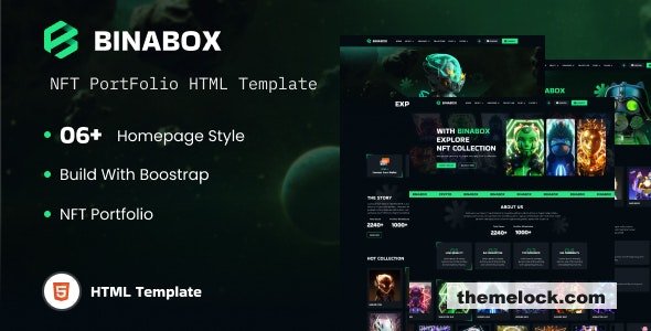 Binabox - NFT Portfolio HTML Template