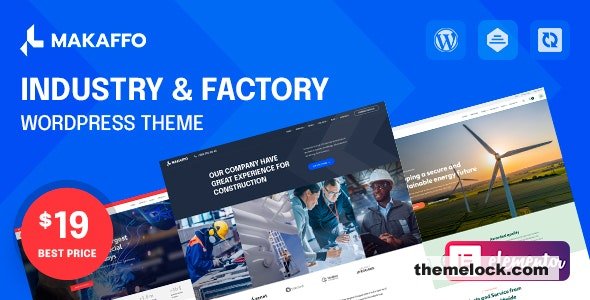 Makaffo v1.0.1 - Industry & Factory WordPress Theme