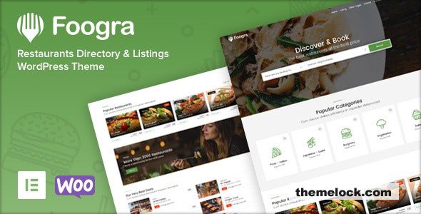 Foogra v1.0.20 - Restaurants Directory & Listings WordPress Theme