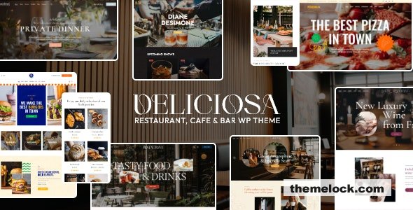 Deliciosa v1.0 - Restaurant, Cafe & Bar WordPress Theme