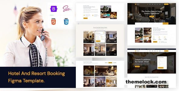 Tavern - Hotel & Resort Booking HTML5 Template