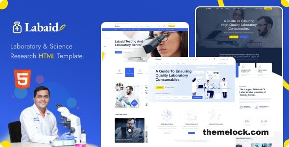 Labaid - Laboratory & Science Research HTML Template