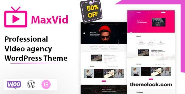 MaxVid v3.0 - Video Agency WordPress Theme