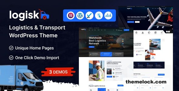 Logisk v1.0 - Transport & Logistics Service WordPress Theme