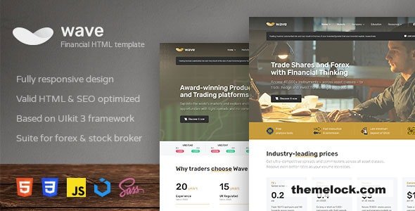 Wave - Finance and Investment HTML Template