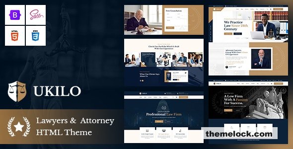 Ukilo - Lawyers And Attorney HTML5 Template