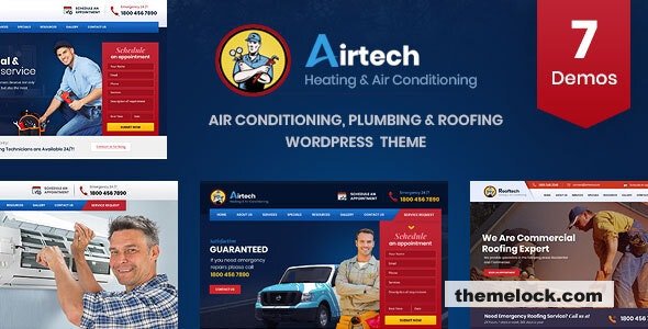 Airtech v3.4 - Plumber HVAC and Repair theme
