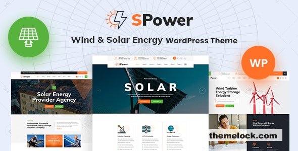 SPower v1.0 - Wind & Solar Energy WordPress Theme