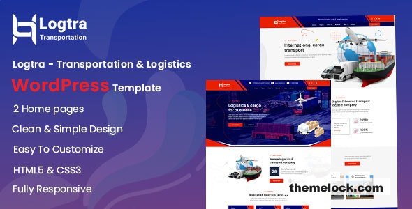 Logtra v1.0 - Transportation & Logistics WordPress Theme
