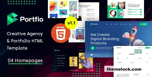 Portfio v1.1 - Creative Agency & Portfolio HTML Template