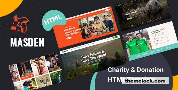 Masden - Charity & Donation HTML Template