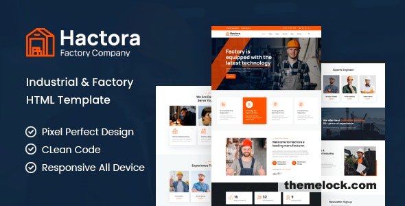 Hactora - Industry & Factory HTML Template