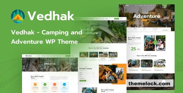 Vedhak v1.0 - Camping and Adventure WordPress Theme