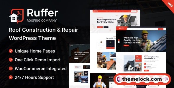 Ruffer v1.0 - Roof Construction & Repair WordPress Theme