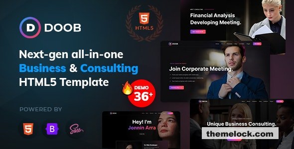 Doob v1.4 - Business & Consulting Bootstrap 5 Template