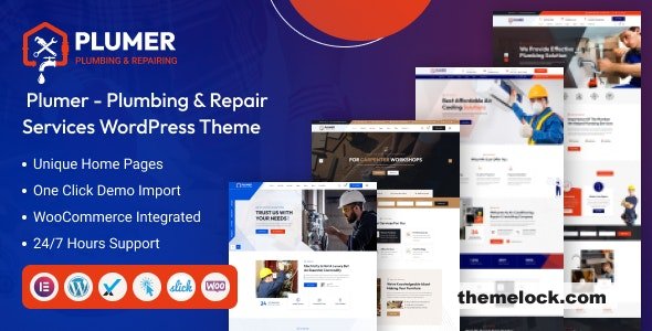 Plumer v1.0.0 - Plumbing & Repair Services WordPress Theme