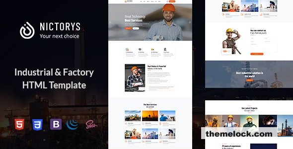 Nictorys - Industry & Industrial Template