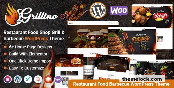 Grillino v1.4 - Grill & Restaurant Shop WordPress Theme