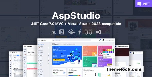 AspStudio v4.1 - ASP.NET Core 7.0 MVC Bootstrap 5 Admin Template