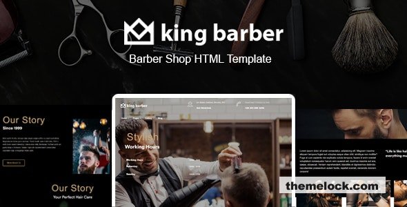 King Barber - Barber Shop Template