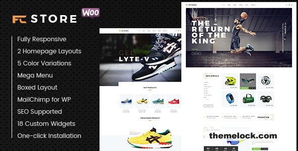 FcStore v1.2.12 - Sports, Fitness and Gym WooCommerce WordPress Theme