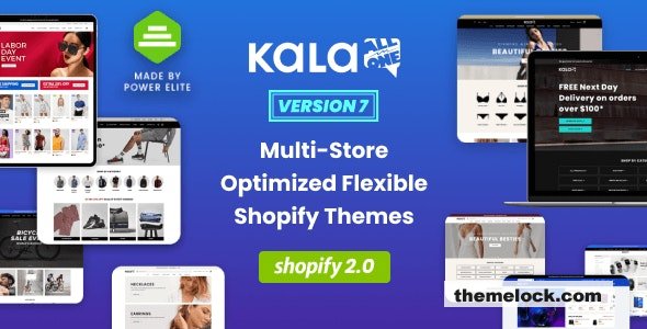 Kala v7.0.21 - Customizable Shopify OS 2.0 Theme - Flexible Sections Builder Mobile Optimized