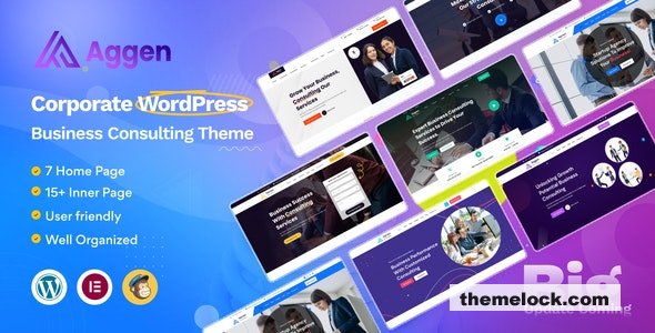 Aggen v2.1.0 - Business Consulting Theme