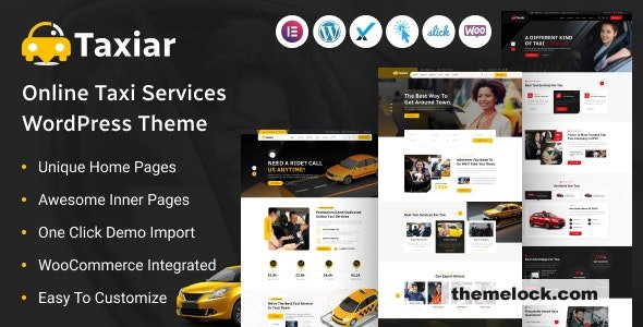 Taxiar v1.0 - Online Taxi Service Wordpress Theme