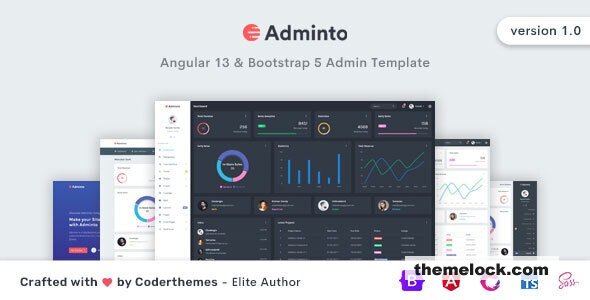Adminto - Angular 13 Admin & Dashboard Template