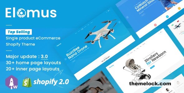 Elomus v3.12 - Single Product Shop Shopify Theme