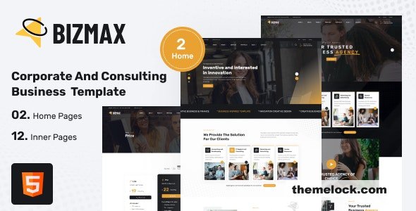 Bizmax - Corporate And Consulting Business Template