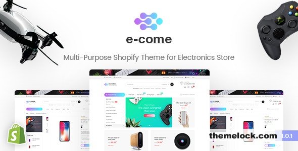 E-come v1.0.1 - Multi-Purpose Shopify Theme for Electronics Store