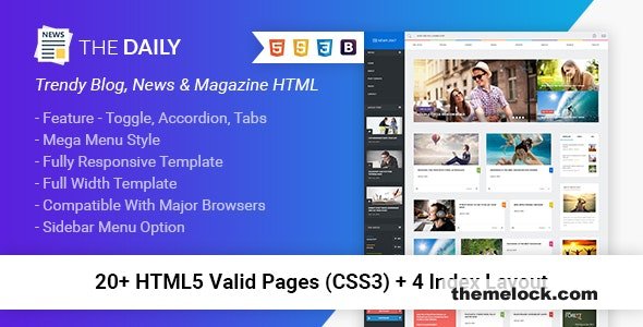 The Daily - News HTML Template