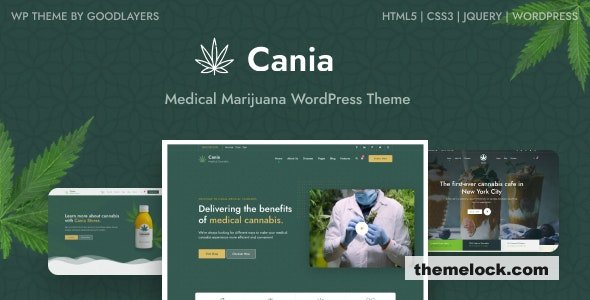 Cania v1.0.3 - Marijuana Medical WordPress