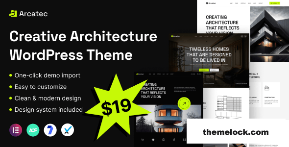 Arcatec v1.0.1 - Architecture Wordpress Theme