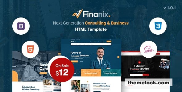Finanix v1.0.1 - Consulting & Business HTML5 Template