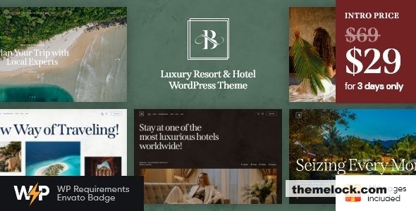 Belicia v1.0 - Luxury Resort & Hotel WordPress Theme