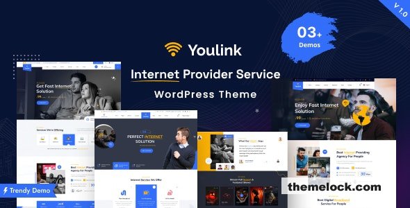 Youlink v1.0.1 - Broadband & Internet Services WordPress Theme