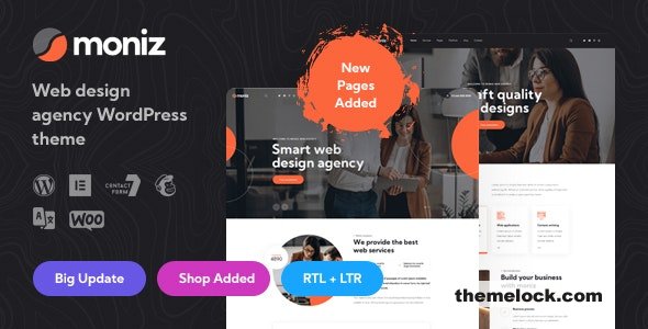 Moniz v1.2 - Web Design Agency WordPress Theme