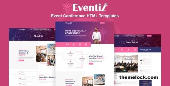 Eventiz - Event Conference HTML Templates
