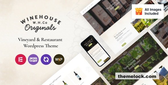 Wine House v3.12 - Vineyard & Restaurant Liquor Store WordPress Theme