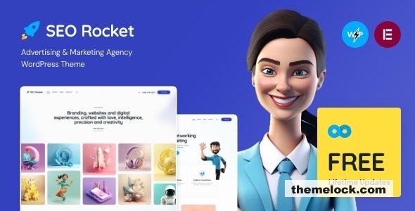 Seo Rocket  v2.0 - Advertising & Marketing WordPress Theme