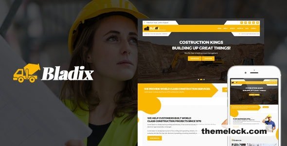 Bladix - Construction and Building HTML Template